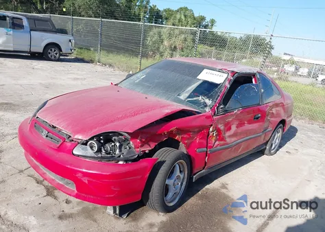 1998 Honda Civic Dx из США, поврежденный, VIN 1HGEJ622XWL019331